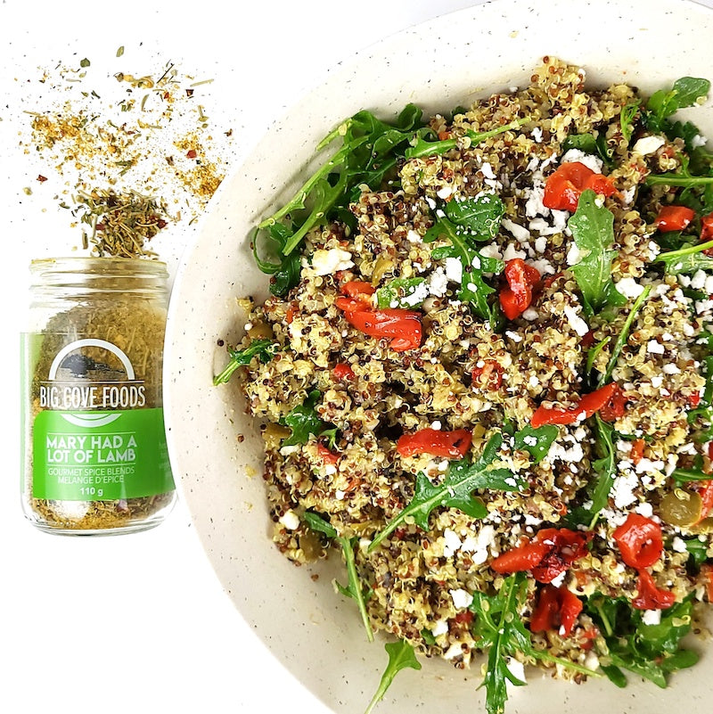 Quinoa Salad with Arugula and Feta Big Cove Foods