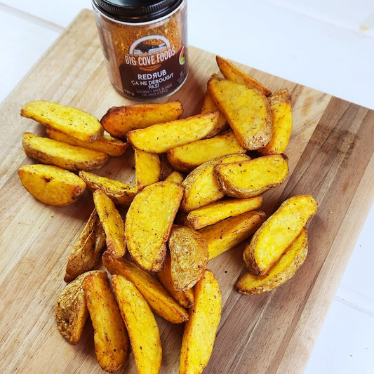 Air Fryer Red Rub Potato Wedges