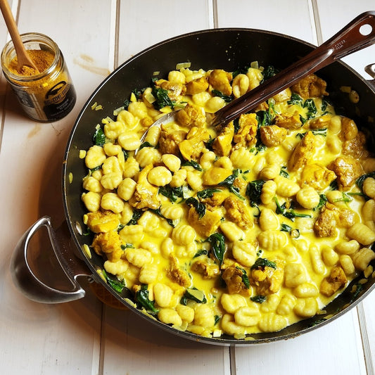 Creamy Sunshine Gnocchi and Chicken