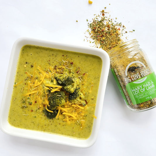 Cheesy Broccoli Soup with Mary