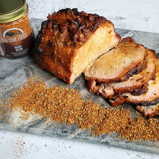 Red Rub Glazed BBQ Pork