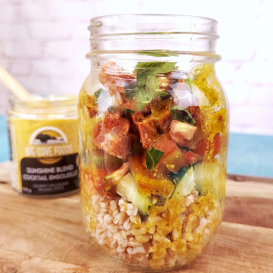 Sunshine Salad in a Jar