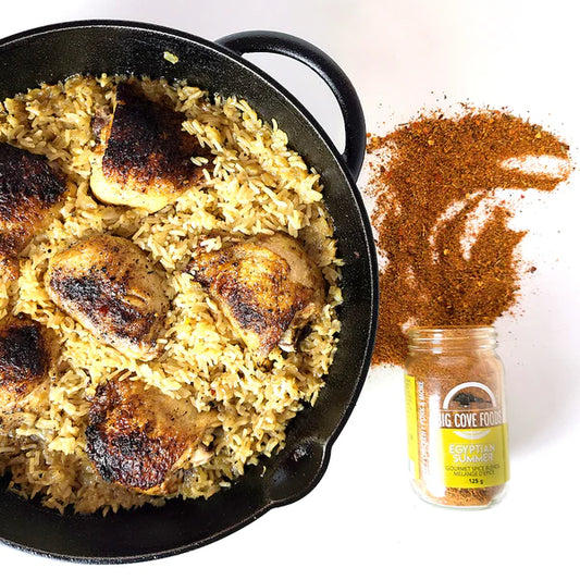 Cast Iron and Rice with Egyptian Summer