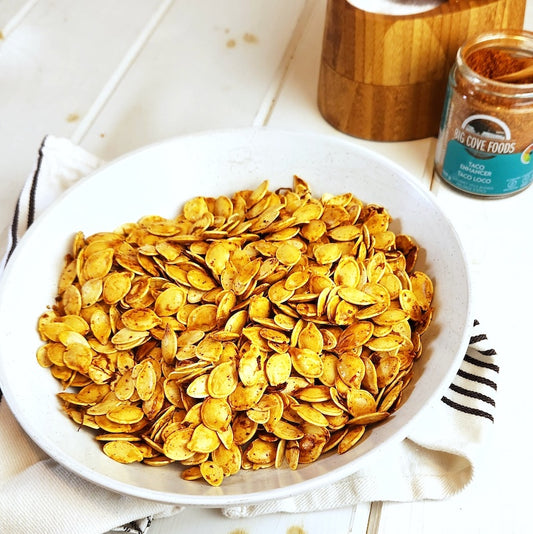 Taco Roasted Pumpkin Seeds