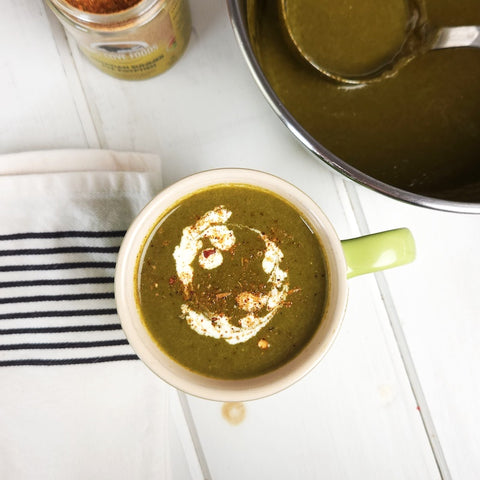 Mediterranean Spinach and Coconut Soup