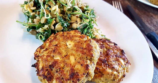 Salmon Cakes with Mary Had a Lot of Lamb Spice Blend