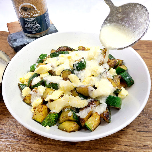 Porcini Zucchini Poutini